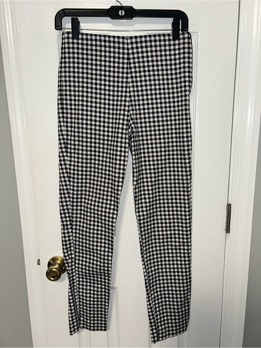 Old Navy Black & White Gingham Women’s Skinny Dress Pant